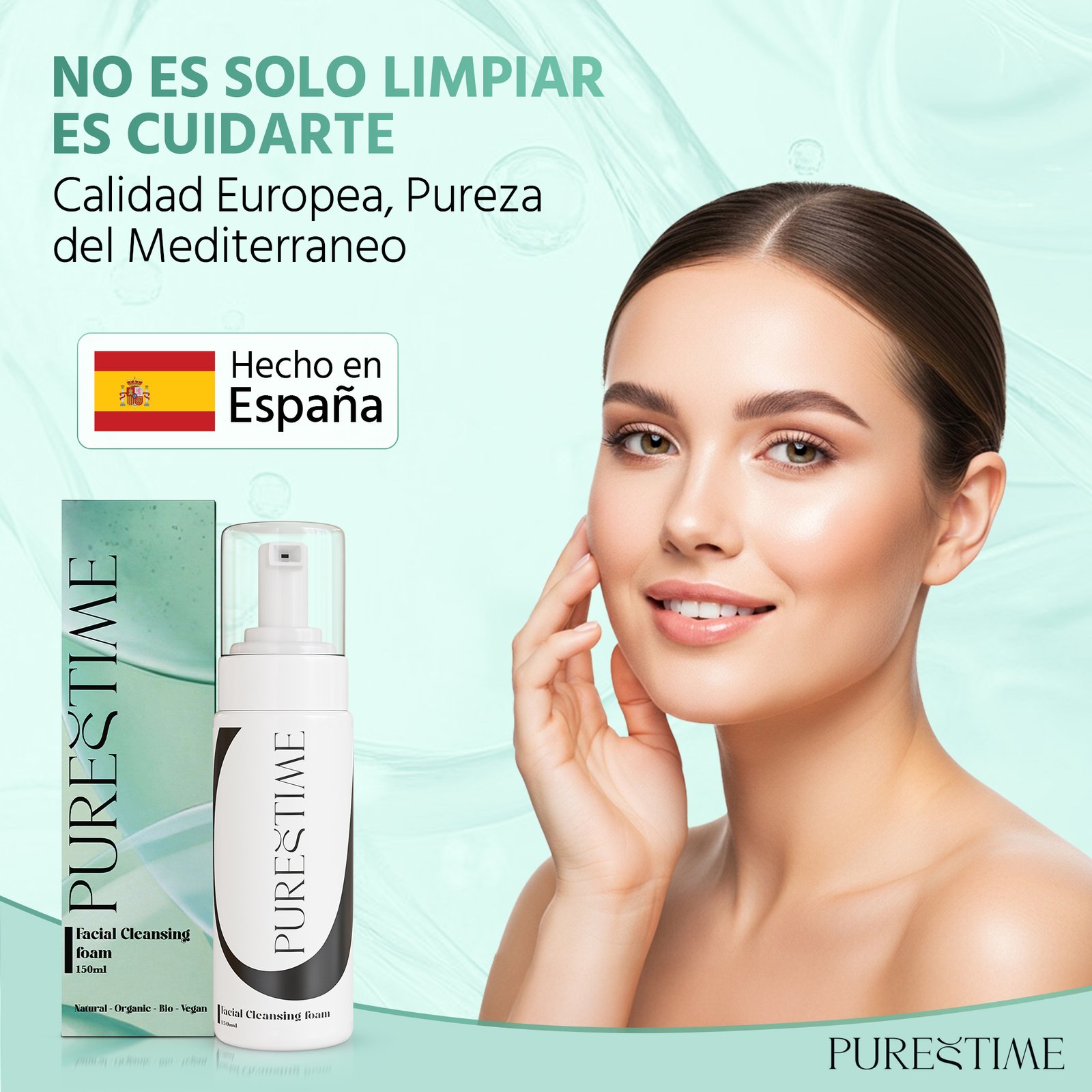 Espuma Limpiadora Facial PURESTIME